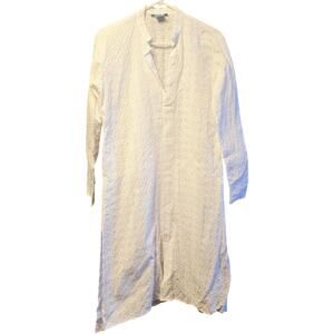 Ethos White Magic Textured Split Tunic Dress size 14